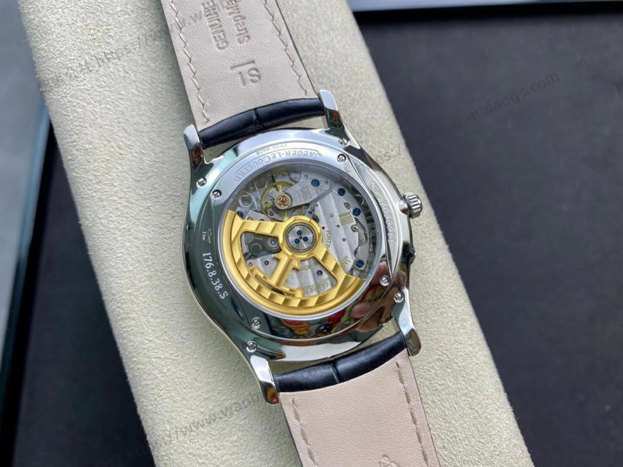 GF Factory Jaeger-LeCoultre Master serisi 1378420 erkek klasik kol saati (Palyaço beyaz kadran) — 6. fotoğraf