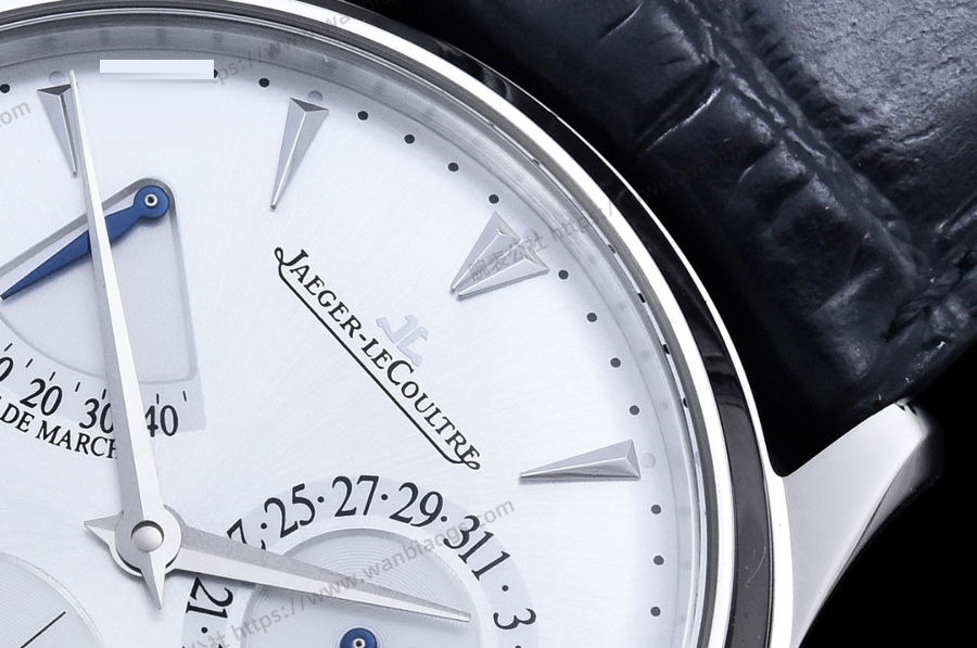 GF Factory Jaeger-LeCoultre Master serisi 1378420 erkek klasik kol saati (Palyaço beyaz kadran) — 12. fotoğraf