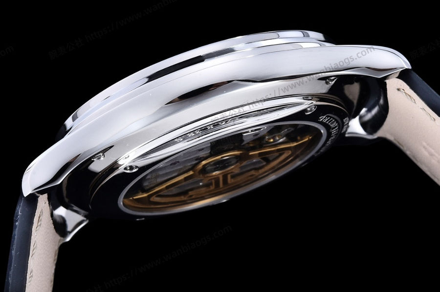 GF Factory Jaeger-LeCoultre Master serisi 1378420 erkek klasik kol saati (Palyaço beyaz kadran) — 15. fotoğraf