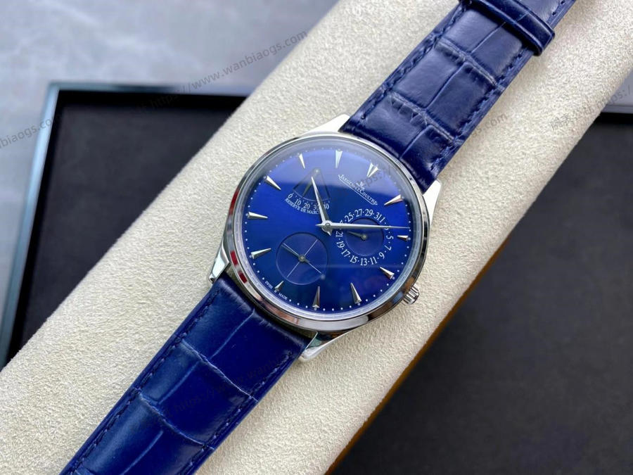 GF Factory Jaeger-LeCoultre Master Serisi 1378480 Erkek Klasik Kol Saati (Palyaço Mavi Kadran) — 3. fotoğraf