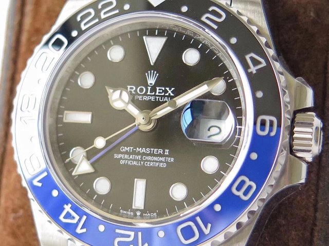 Replika Rolex GMT-Master II Siyah Kadran