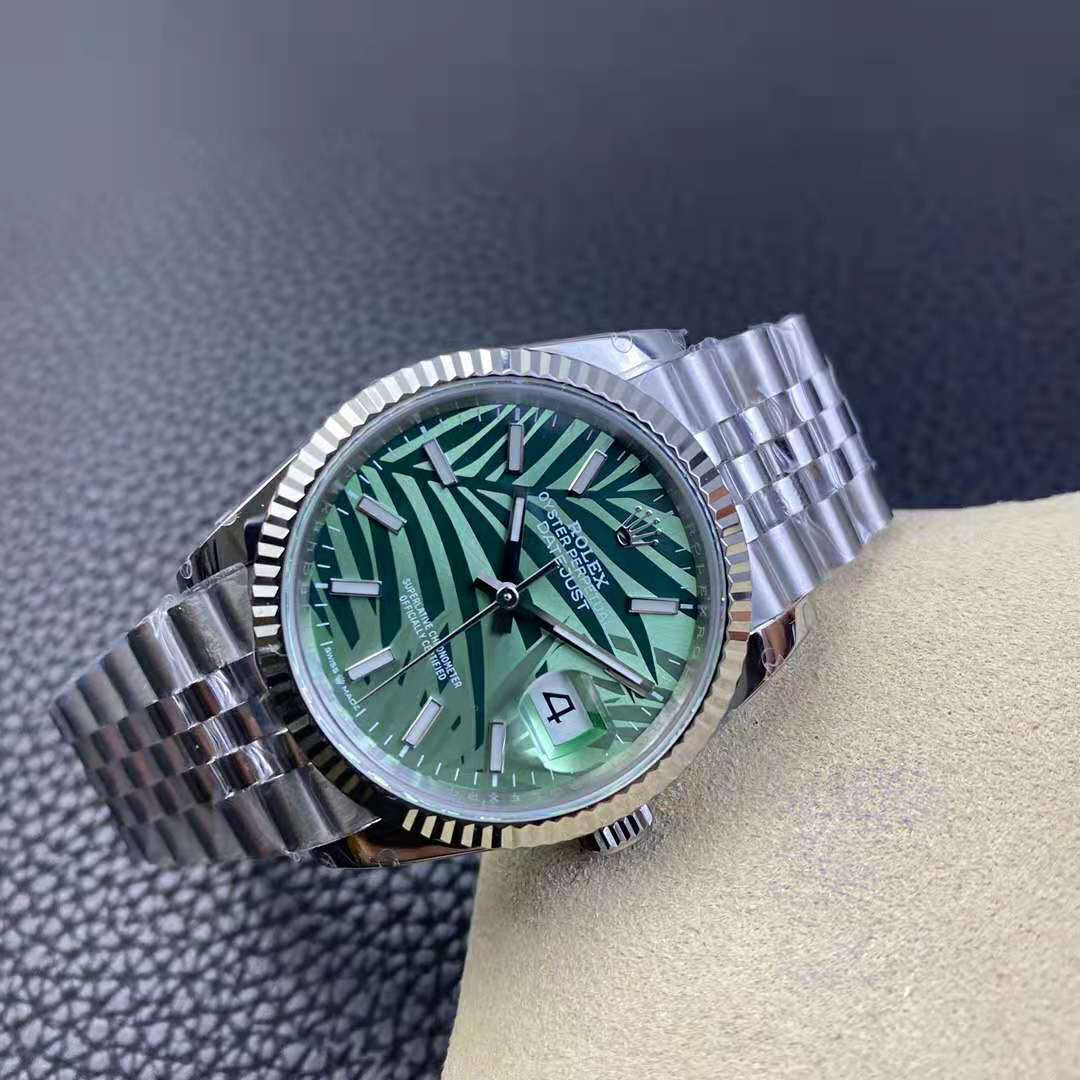 Rolex Datejust Yeşil Leaf Kadran