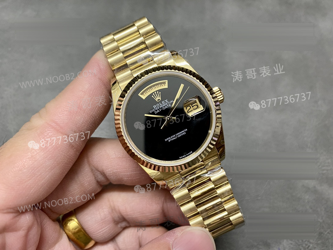 GM Factory Rolex yazısız kadran Day-Date 18038 replikasının işçiliği nasıl? — 2. fotoğraf
