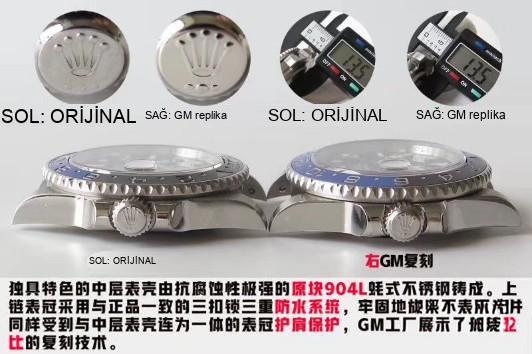 GM yeni ürün: 2019 Rolex GMT siyah-mavi bezel — 904L Oyster çeliği kol saati göz kamaştırıyor! — 5. fotoğraf