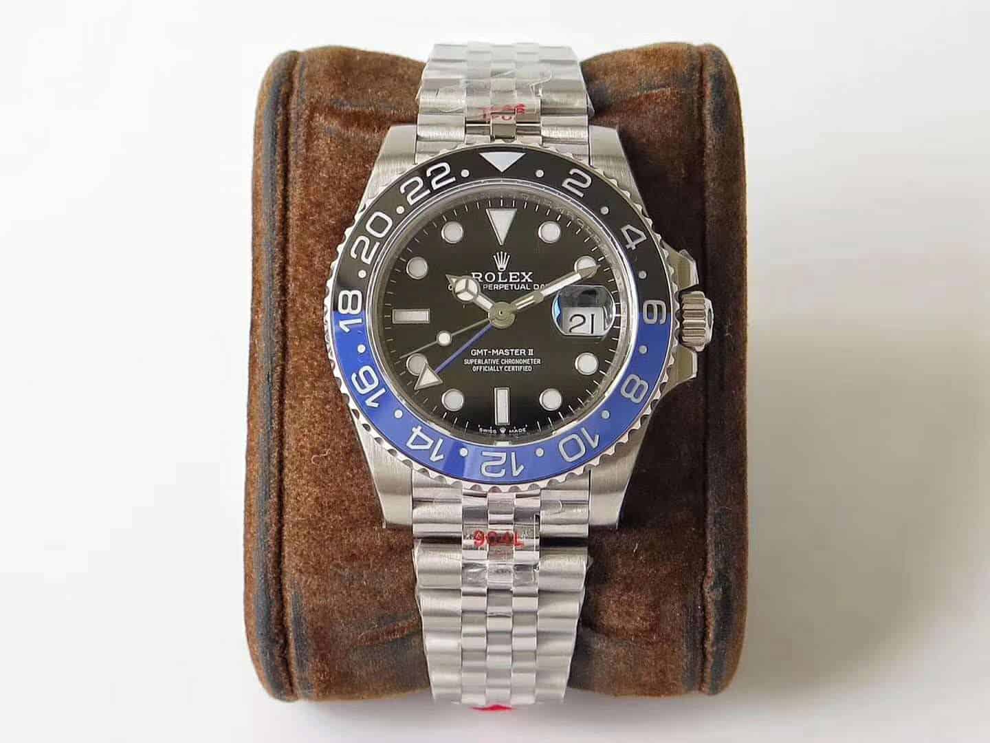 GM yeni ürün: 2019 Rolex GMT siyah-mavi bezel — 904L Oyster çeliği kol saati göz kamaştırıyor! — 7. fotoğraf