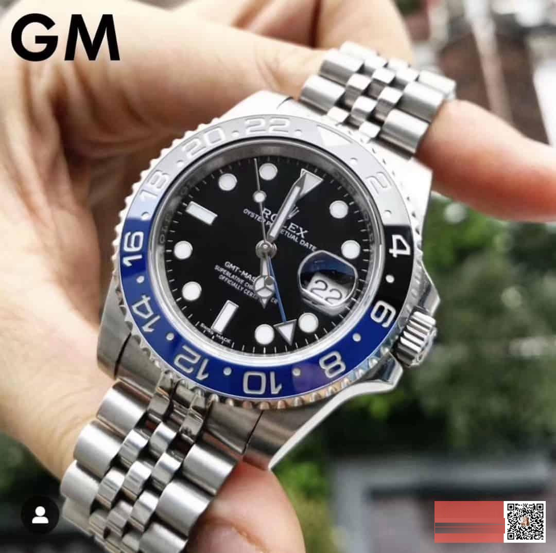 GM yeni ürün: 2019 Rolex GMT siyah-mavi bezel — 904L Oyster çeliği kol saati göz kamaştırıyor! — 20. fotoğraf