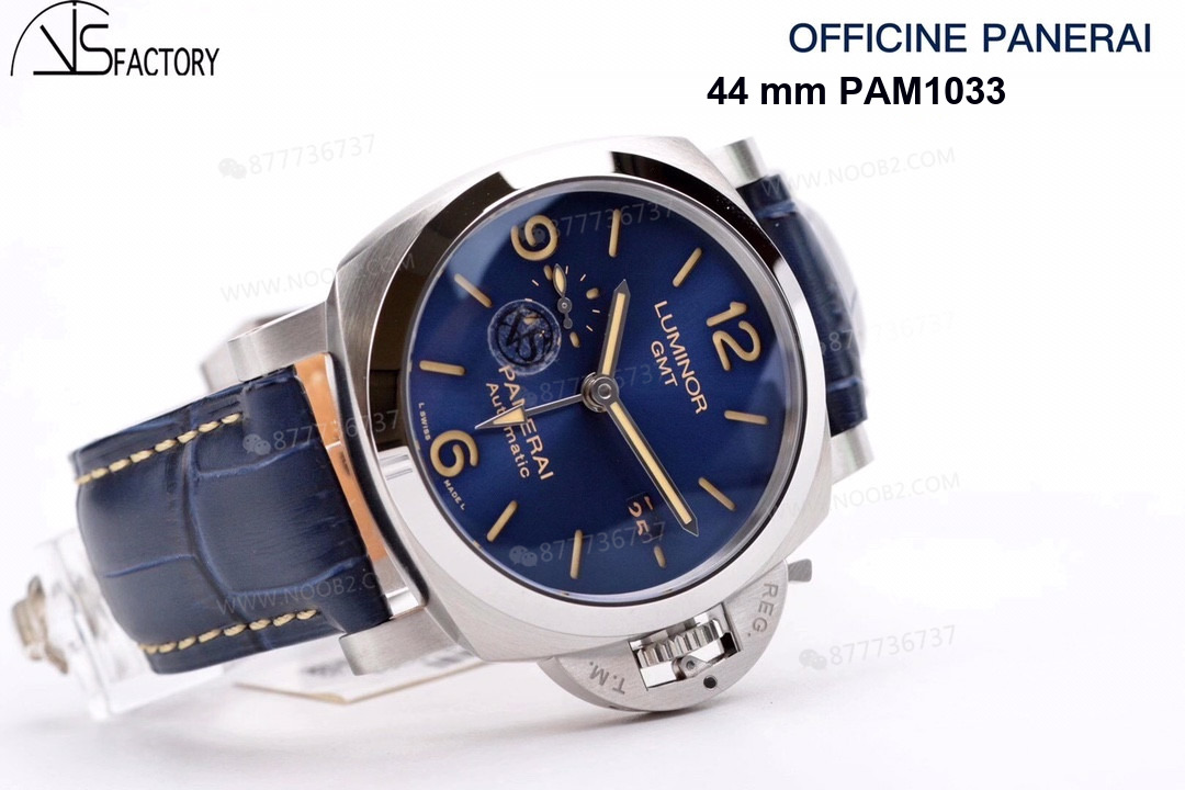 Göze hitap eden bir model: VS Factory Panerai 1033 mavi kadran GMT saatinin kısa incelemesi — 6. fotoğraf
