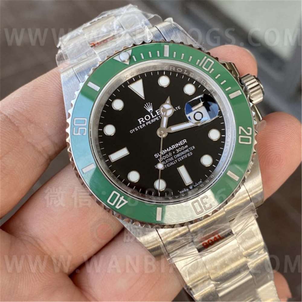 GREEN Factory Rolex 41 mm yeşil su hayaleti siyah kadran ilk kez tanıtılıyor — 11. fotoğraf