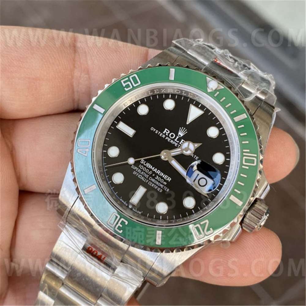 GREEN Factory Rolex 41 mm yeşil su hayaleti siyah kadran ilk kez tanıtılıyor — 12. fotoğraf