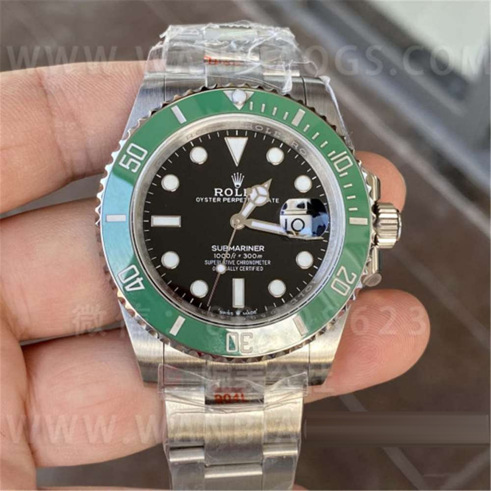 GREEN Factory Rolex 41 mm yeşil su hayaleti siyah kadran ilk kez tanıtılıyor — 16. fotoğraf