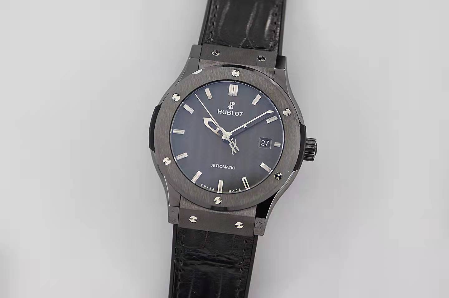 Replika Hublot Classic Fusion Seramik Siyah
