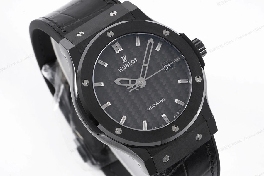 GS Factory Hublot Classic Fusion serisi (gri kadran) seramik saat incelemesi — 3. fotoğraf