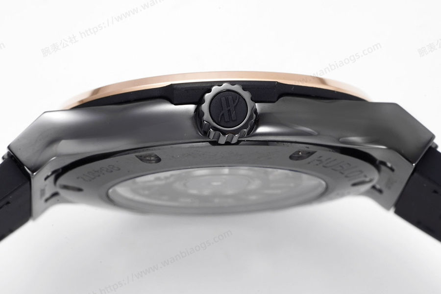 GS Factory Hublot Classic Fusion serisi (rose gold) seramik saat incelemesi — 7. fotoğraf