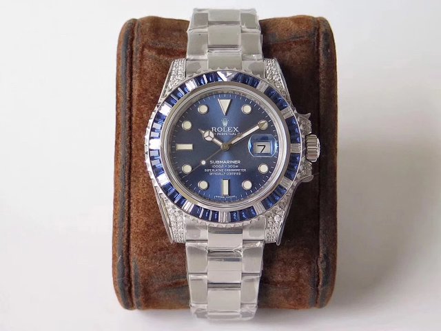 Replika Rolex Submariner Mavi Gems