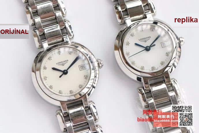 GS Factory Longines PrimaLuna Kuvars Kadın Saati Gerçek-Replika Karşılaştırması İncelemesi — 7. fotoğraf