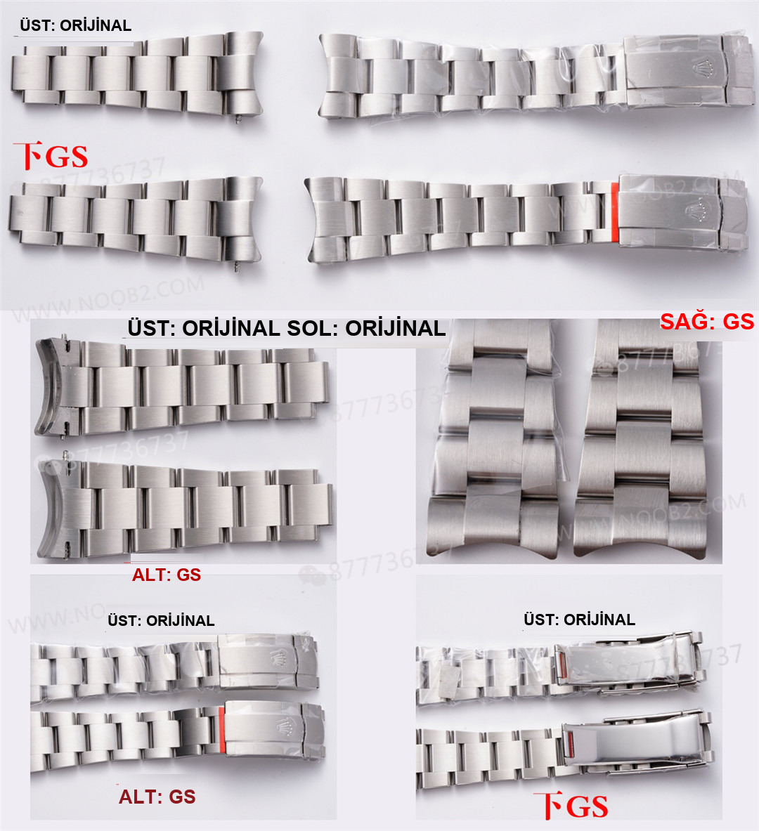 GS Factory Rolex Oyster Perpetual 124300 ile Orijinal Arasındaki Fark Nerede? — 6. fotoğraf