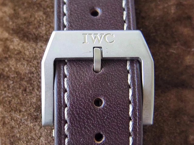 Replika IWC Mark XVIII IW327006 Kahverengi Deri Kayış
