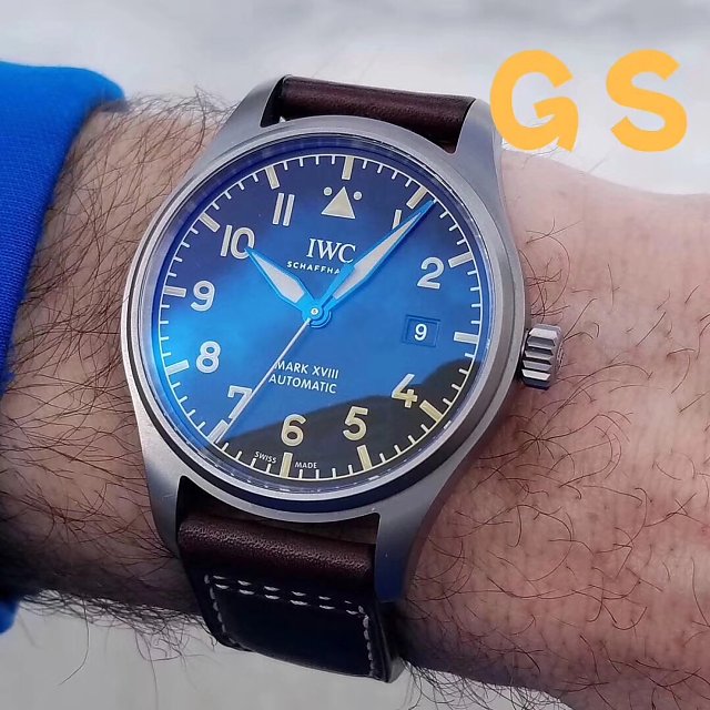 Replika IWC Mark XVIII IW327006 Kol Üstü Çekim 2