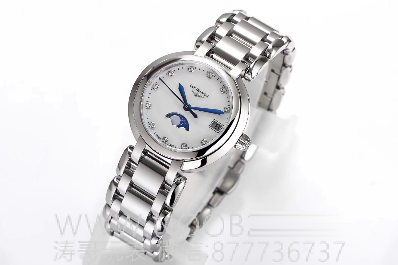 GS Longines PrimaLuna ay evreli orijinal İsviçre kuvars mekanizmalı kadın kol saati nasıl? — 15. fotoğraf