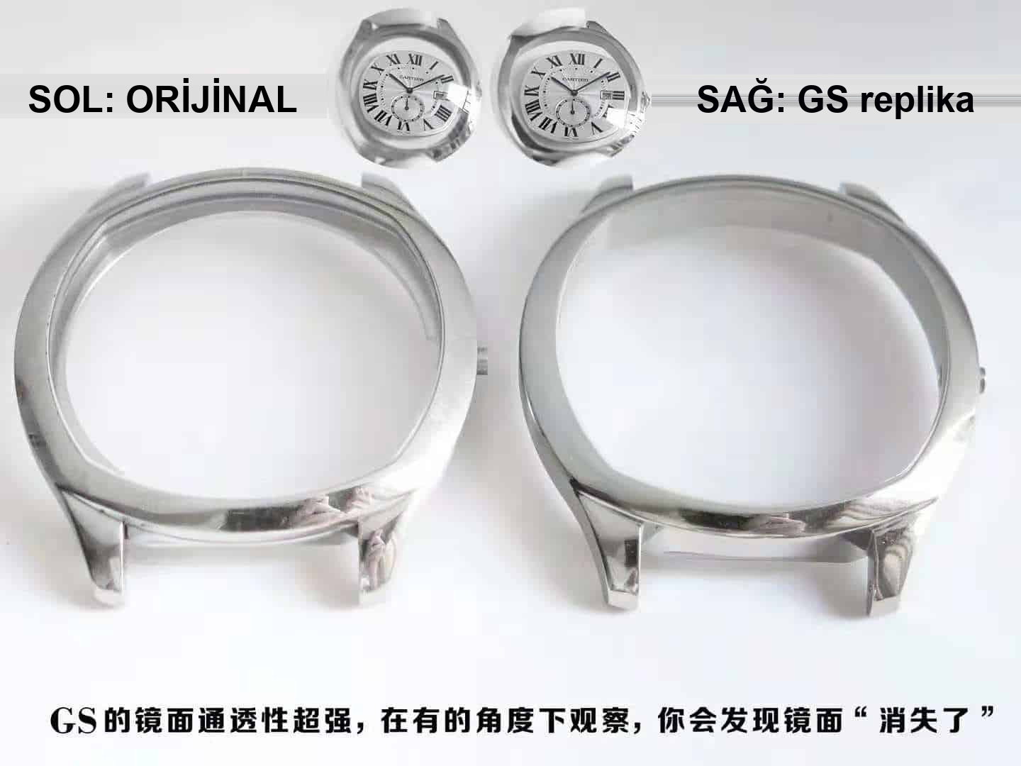 GS yeni ürünü görkemli şekilde piyasada [Eşsiz — Sağlam ve Zarif] GS yeni ürün — Cartier Drive de Cartier serisi kol saati — 5. fotoğraf