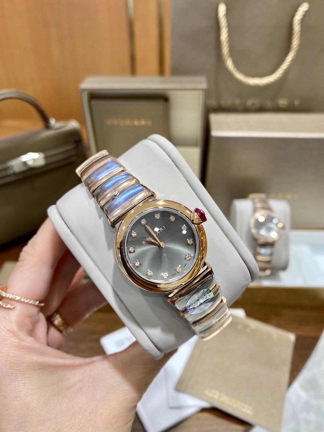 Bvlgari Sarı Altın Gri