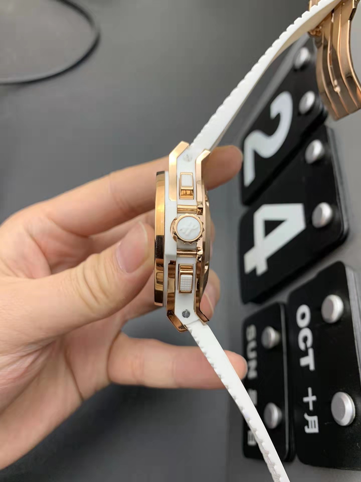 Hublot Beyaz Kauçuk Kurma Kolu