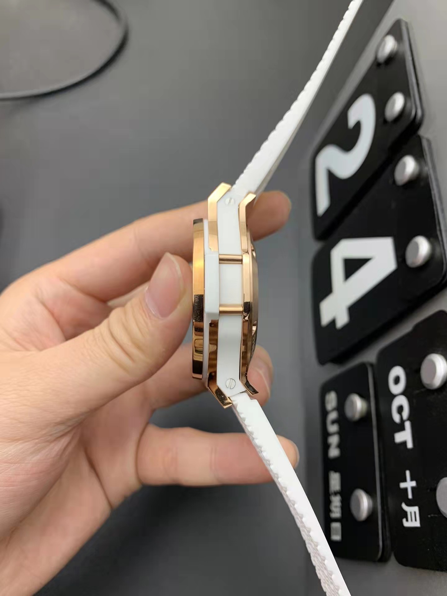 Hublot Beyaz Kauçuk Kasa