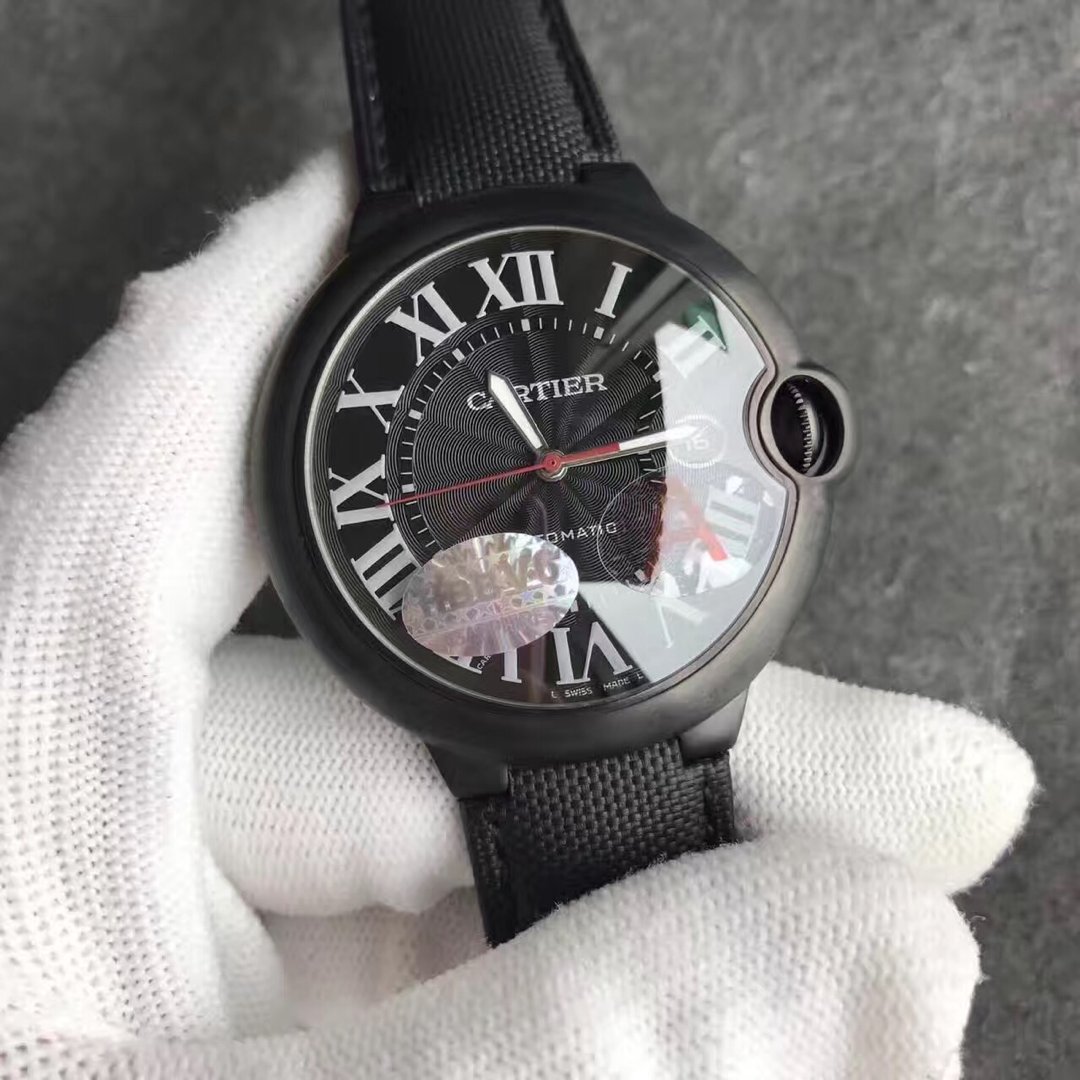 Cartier Ballon Bleu Siyah Saat