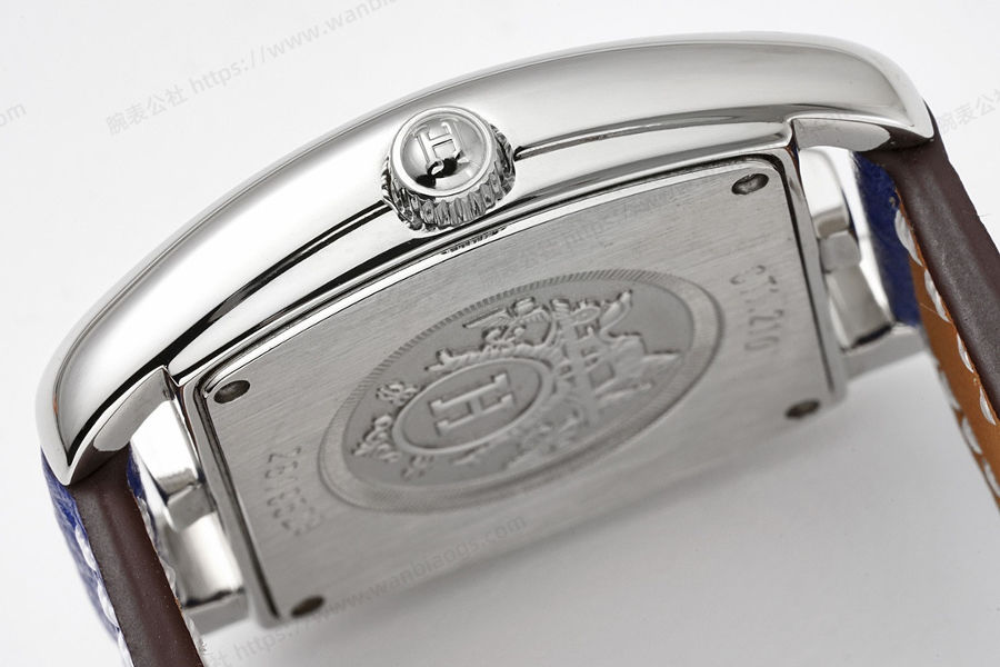 Hermès Cape Cod tonneau 26.5 MM şık paslanmaz çelik kol saati — 9. fotoğraf