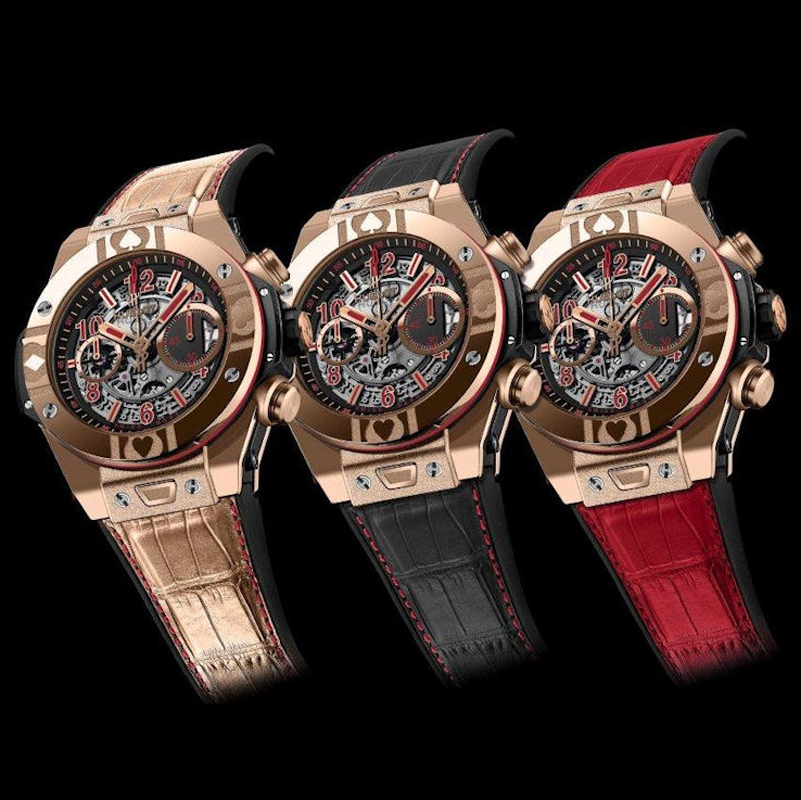 hublot Big Bang unico saat world poker tour deri kayışlar