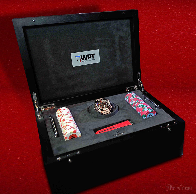 hublot Big Bang unico saat world poker tour wooden kutu
