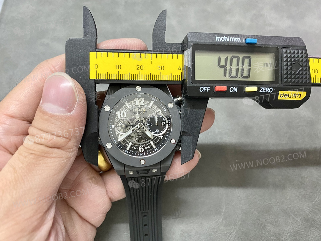 İnce bilekler için müjde: BBF Factory Hublot Big Bang 441 siyah seramik 42 mm kasa çapıyla geliyor — 8. fotoğraf