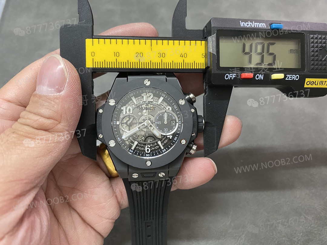 İnce bilekler için müjde: BBF Factory Hublot Big Bang 441 siyah seramik 42 mm kasa çapıyla geliyor — 10. fotoğraf