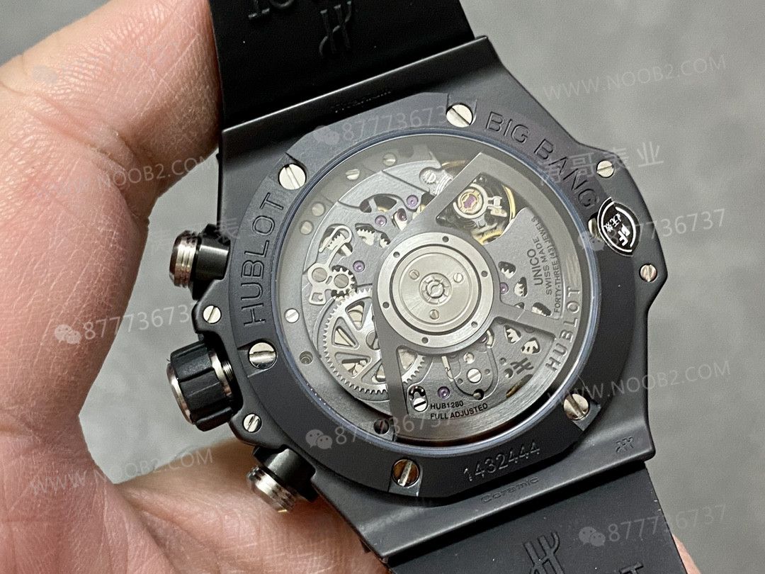 İnce bilekler için müjde: BBF Factory Hublot Big Bang 441 siyah seramik 42 mm kasa çapıyla geliyor — 12. fotoğraf