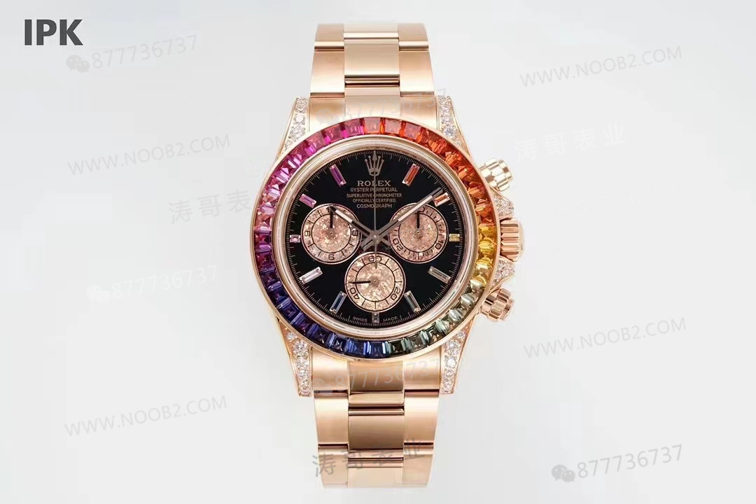 IPK Factory Rolex Rainbow Daytona ve 4130 mekanizmalı replikanın performansı nasıl? — 1. fotoğraf