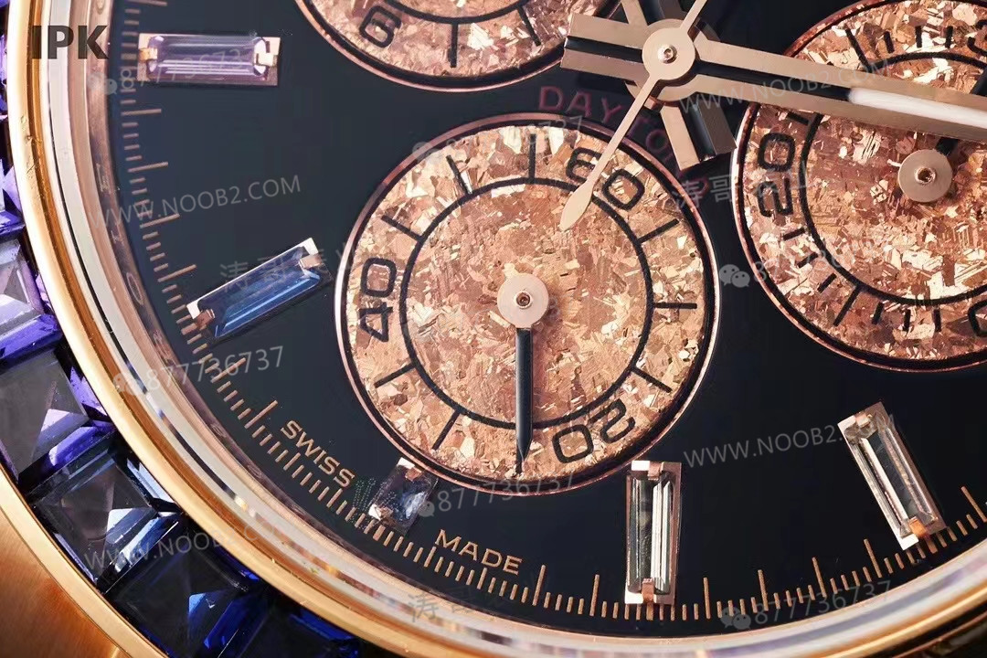 IPK Factory Rolex Rainbow Daytona ve 4130 mekanizmalı replikanın performansı nasıl? — 5. fotoğraf