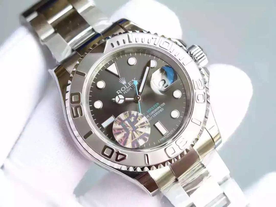 Replika Rolex YachtMaster Gri Saat