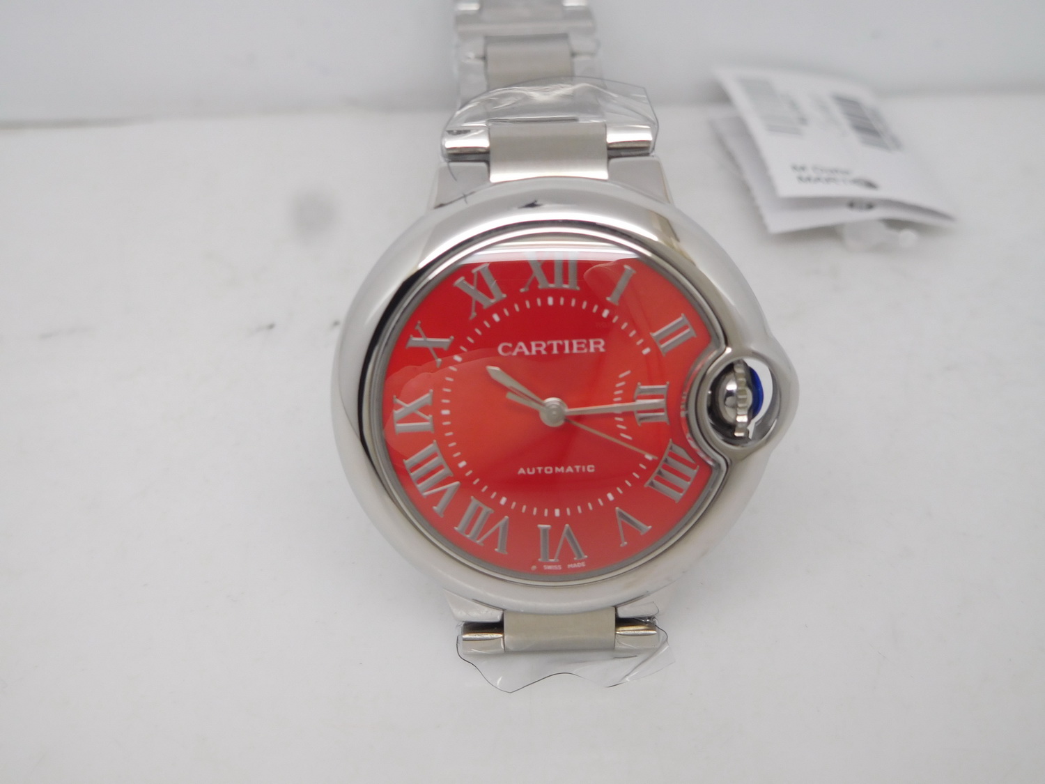 Replika Cartier Ballon Bleu 33mm Kırmızı