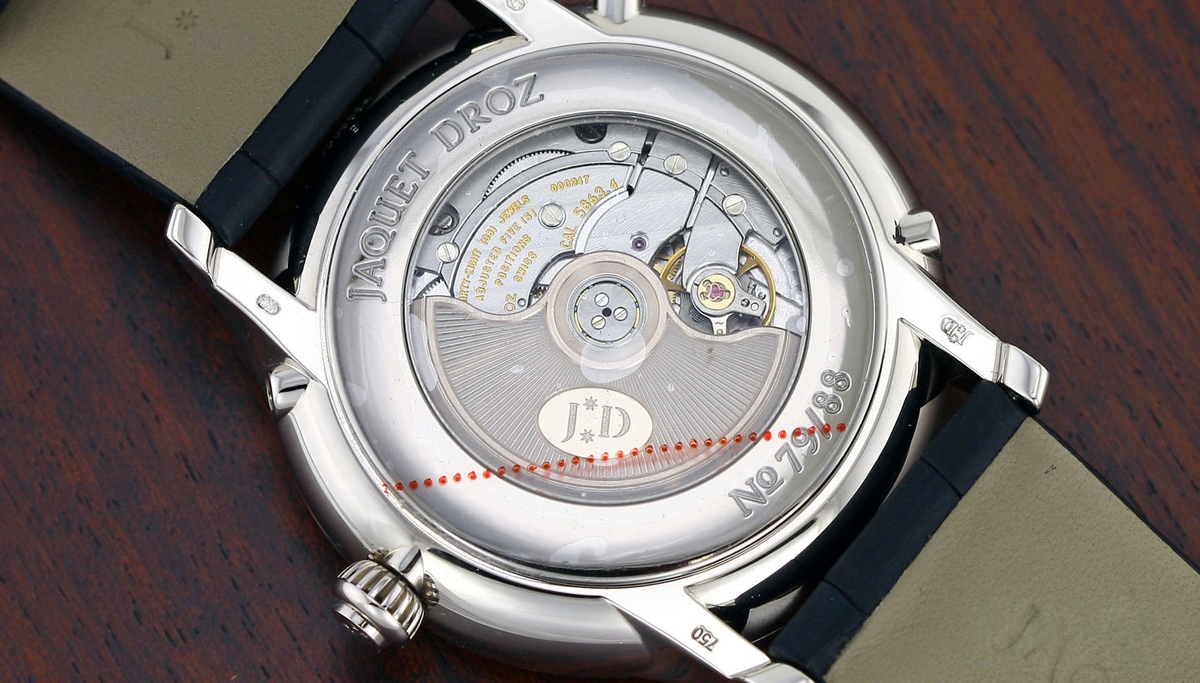 Jaquet Droz Astrale Perpetual Takvim Kasa Arkası