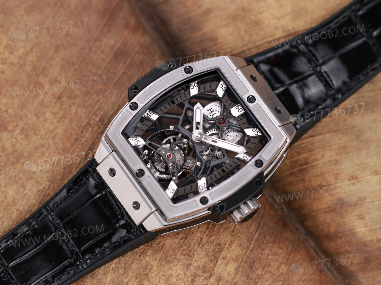 JB Factory Hublot fıçı formlu tourbillon HUB9006 mekanizmalı model ilk bakışta belli oluyor mu? — 3. fotoğraf