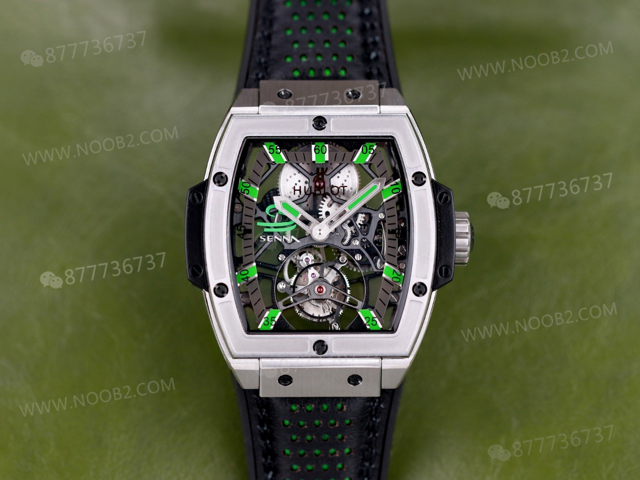 JB Factory Hublot fıçı formlu tourbillon HUB9006 mekanizmalı model ilk bakışta belli oluyor mu? — 10. fotoğraf