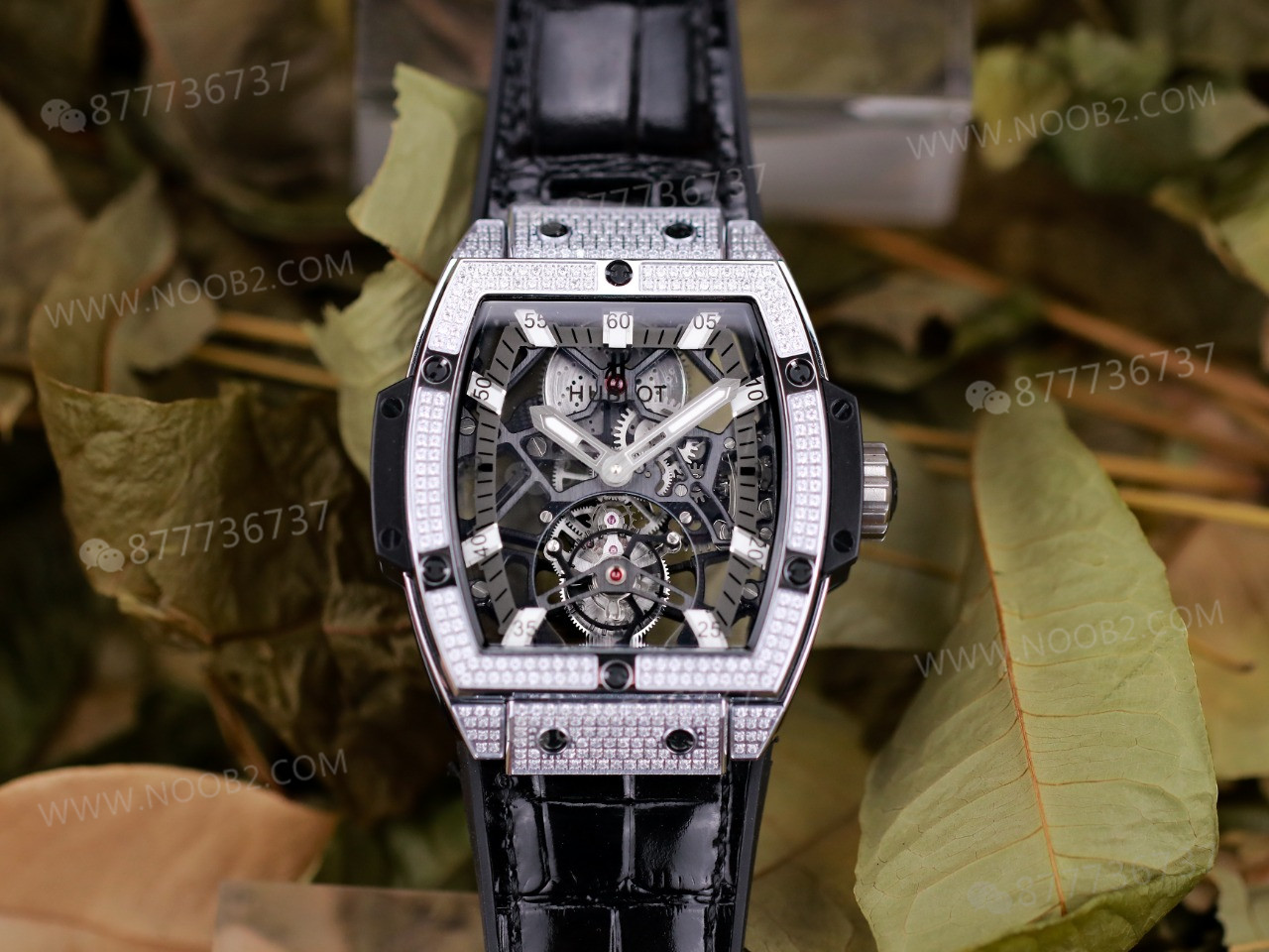 JB Factory Hublot fıçı formlu tourbillon HUB9006 mekanizmalı model ilk bakışta belli oluyor mu? — 13. fotoğraf