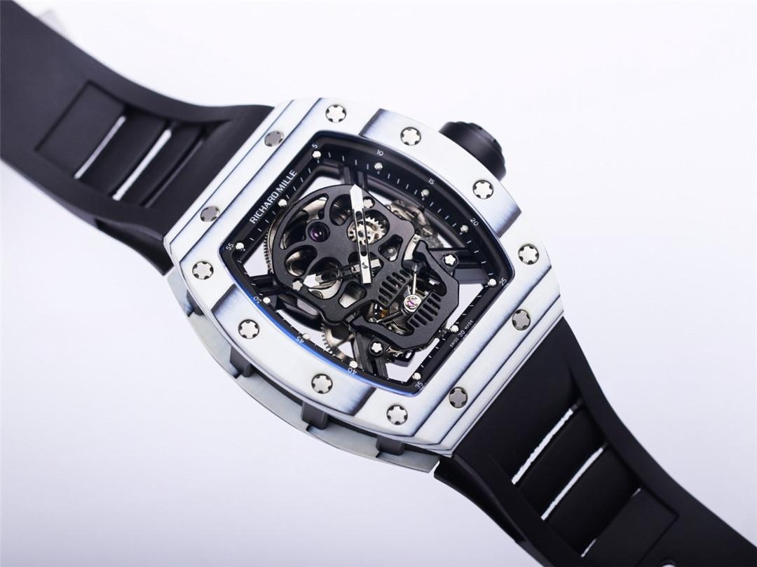 JB Factory Richard Mille RM52-01 gerçek tourbillon - beyaz işçilik detayları — 5. fotoğraf