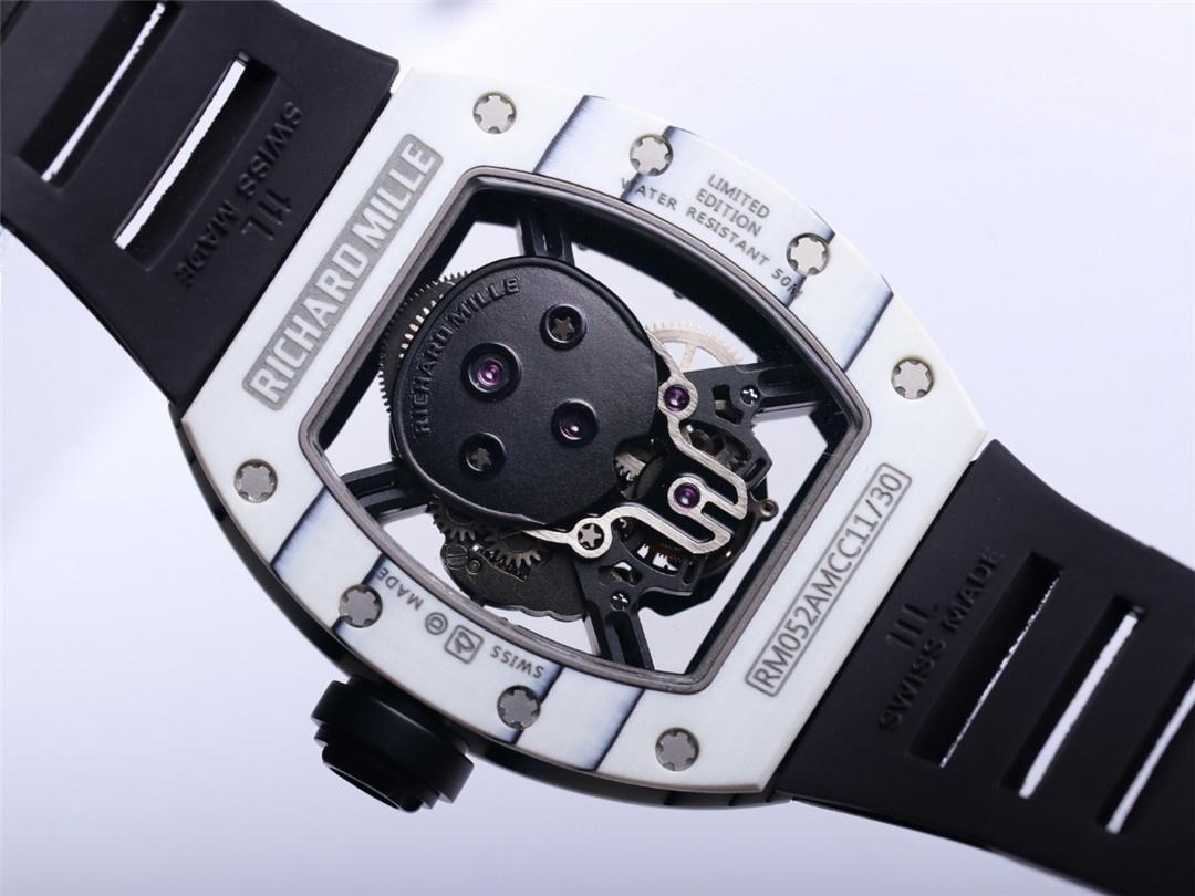 JB Factory Richard Mille RM52-01 gerçek tourbillon - beyaz işçilik detayları — 9. fotoğraf