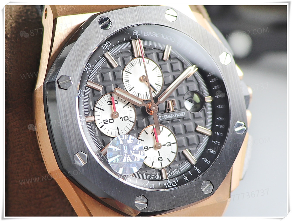 JF Factory Audemars Piguet 26401RO rose gold Royal Oak Offshore kronograf kol saatinin V2 versiyonunun açıkları neler? — 4. fotoğraf