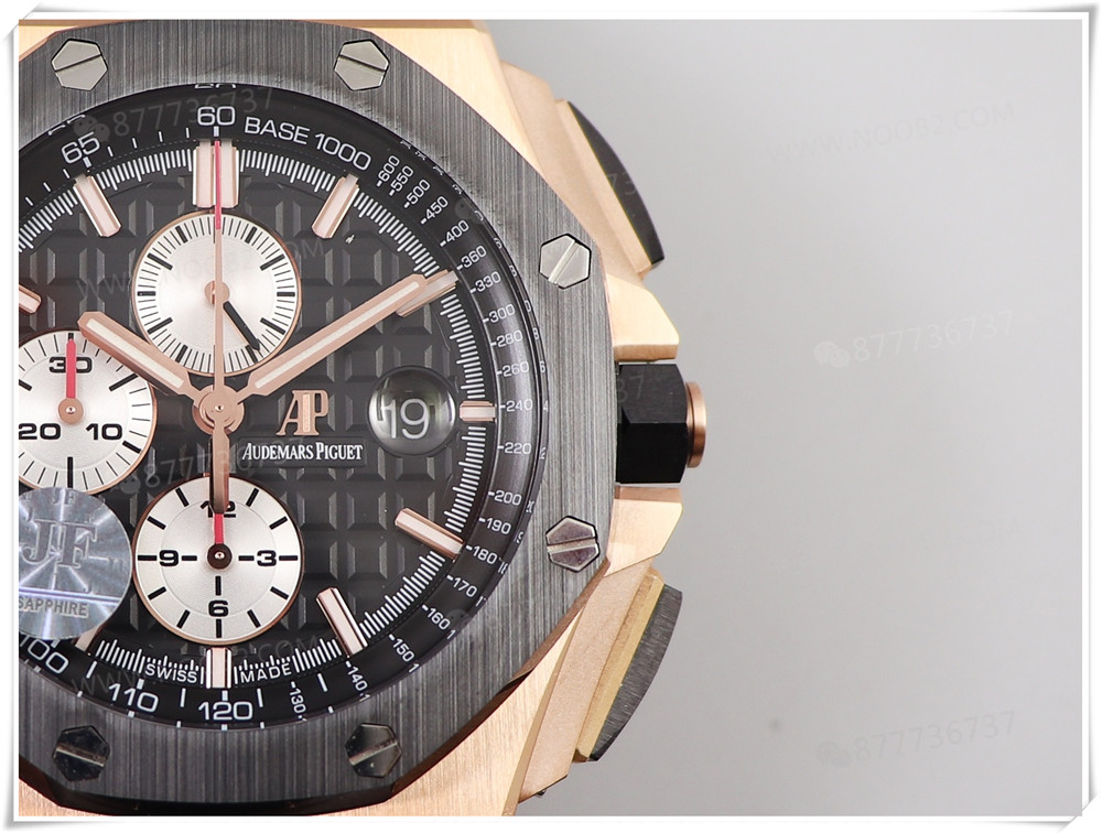 JF Factory Audemars Piguet 26401RO rose gold Royal Oak Offshore kronograf kol saatinin V2 versiyonunun açıkları neler? — 5. fotoğraf