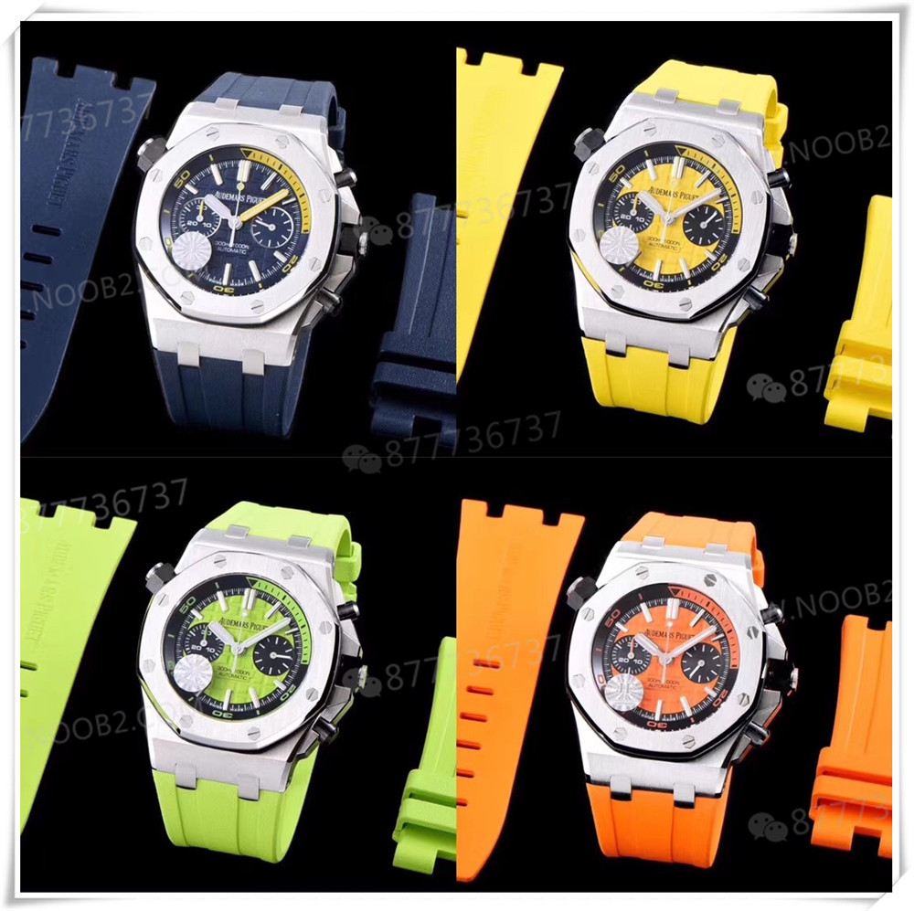 JF Factory Audemars Piguet 26703ST Royal Oak Offshore meyve renkli kronograf saatte renk farkı olur mu? Kalitesi iyi mi? — 1. fotoğraf