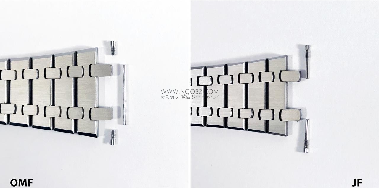 JF Factory Audemars Piguet ap15400 V5 versiyonu Royal Oak ile OM Factory karşılaştırması: hangi replika saat daha iyi yapılmış? — 10. fotoğraf