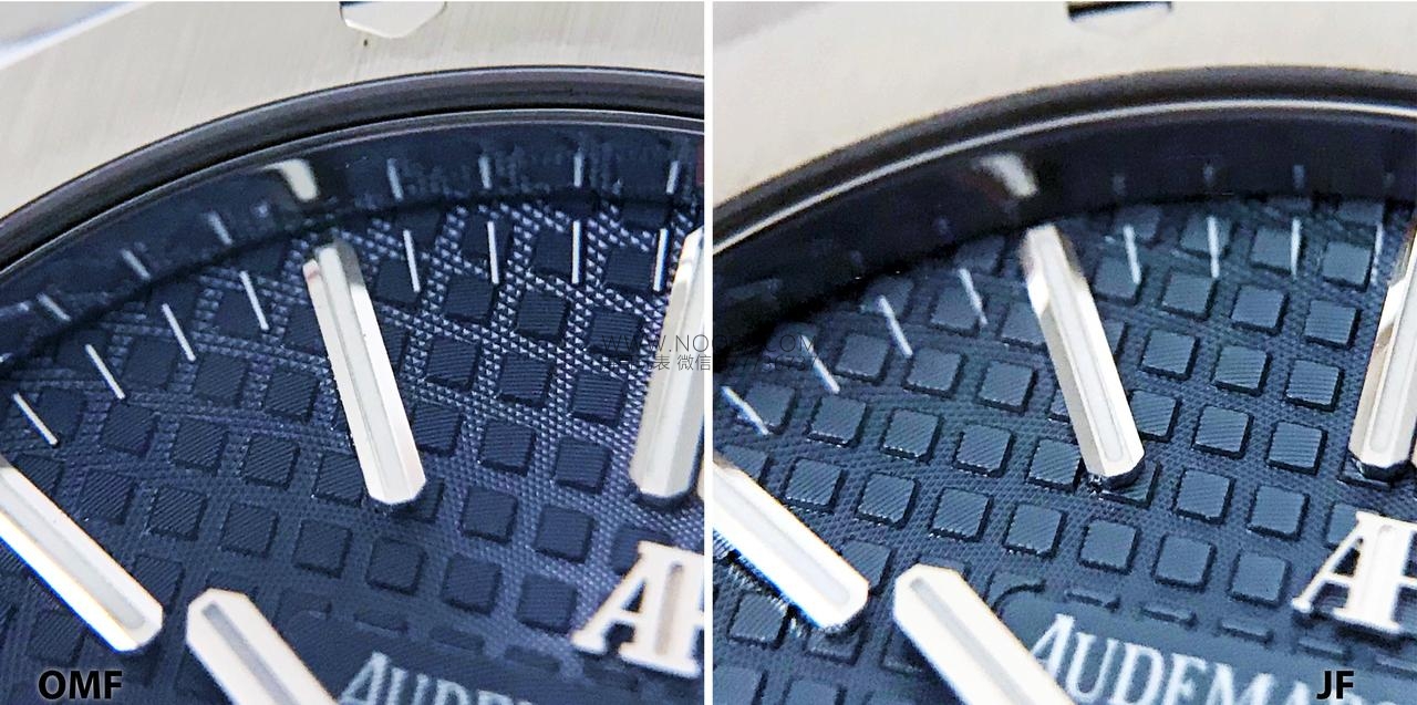JF Factory Audemars Piguet ap15400 V5 versiyonu Royal Oak ile OM Factory karşılaştırması: hangi replika saat daha iyi yapılmış? — 18. fotoğraf