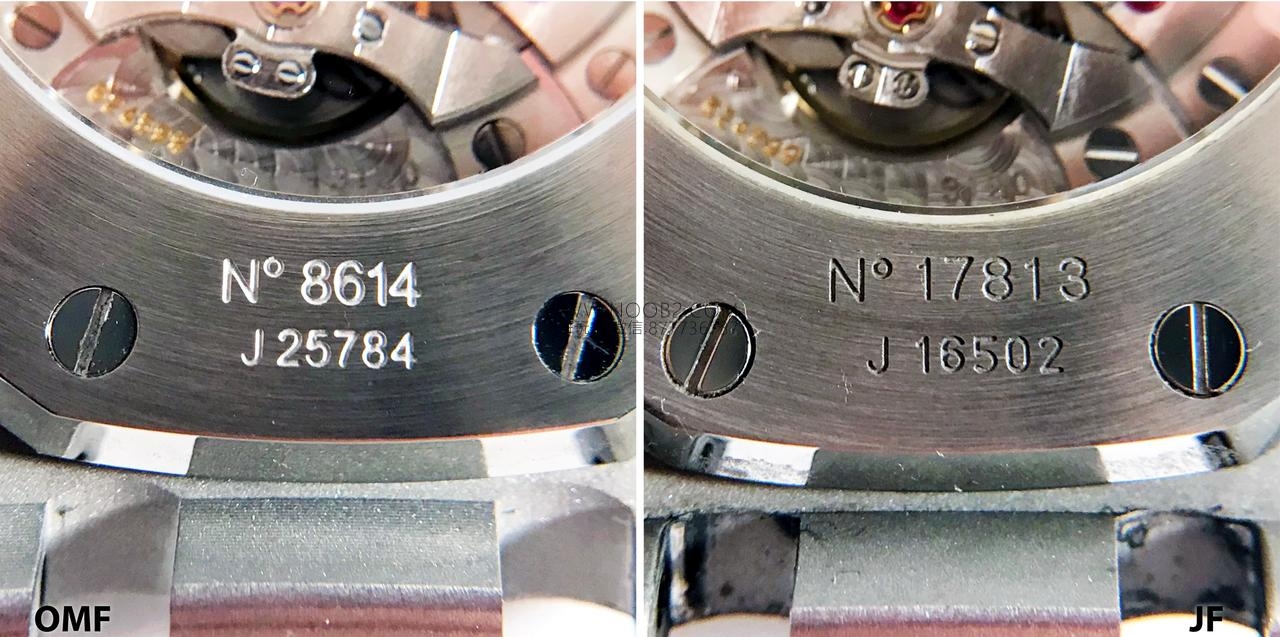 JF Factory Audemars Piguet ap15400 V5 versiyonu Royal Oak ile OM Factory karşılaştırması: hangi replika saat daha iyi yapılmış? — 22. fotoğraf
